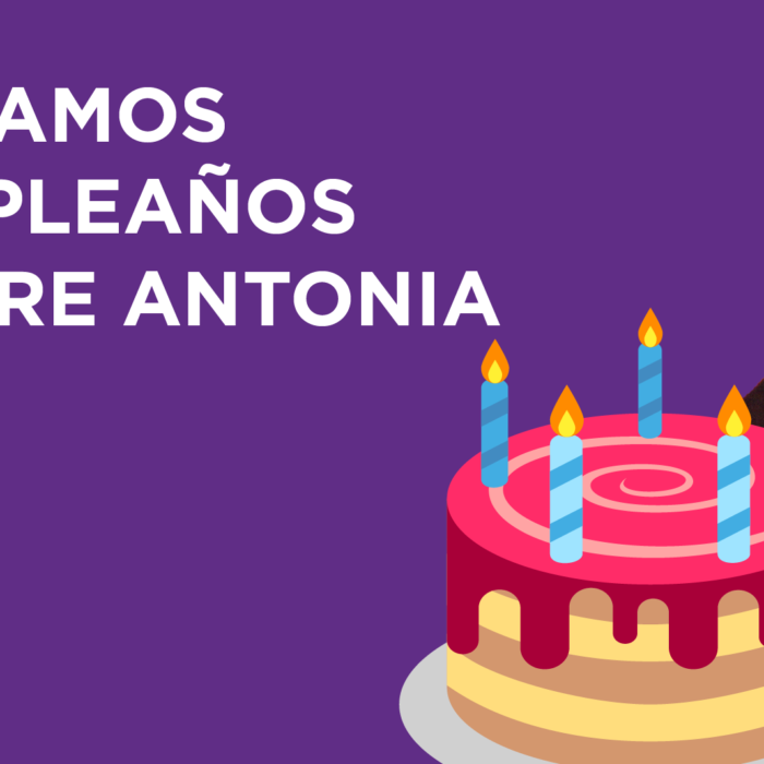 Celebrando el cumpleaños de M. Antonia